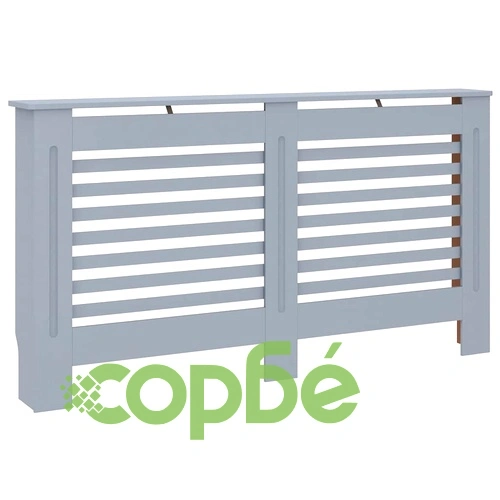 Параван за радиатор, антрацит, 152x19x81,5 см, МДФ ➤ топ цена ➤ sorbe.bg