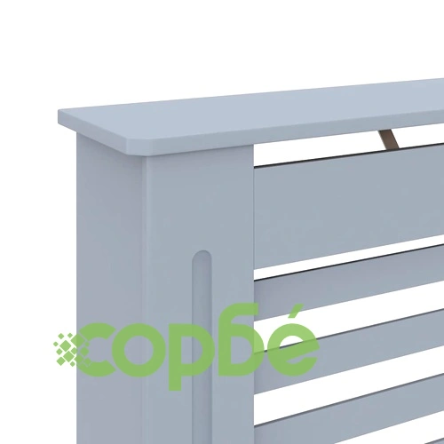 Параван за радиатор, антрацит, 152x19x81,5 см, МДФ ➤ топ цена ➤ sorbe.bg