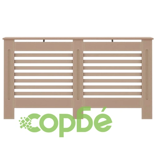 Параван за радиатор, 152x19x81,5 см, МДФ ➤ топ цена ➤ sorbe.bg