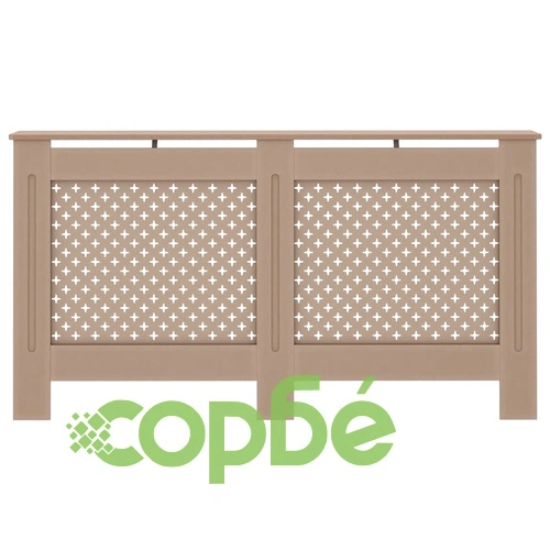 Параван за радиатор, 152x19x81,5 см, МДФ ➤ топ цена ➤ sorbe.bg