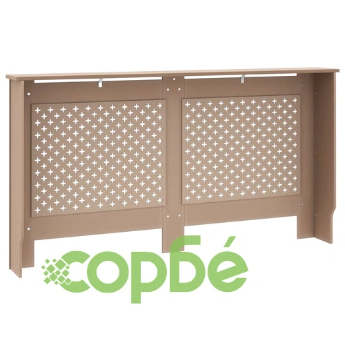 Параван за радиатор, 152x19x81,5 см, МДФ ➤ топ цена ➤ sorbe.bg