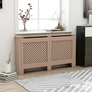 Параван за радиатор, 152x19x81,5 см, МДФ