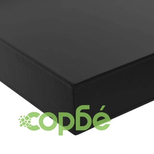 Окачени стенни рафтове, 2 бр, черни, 120x20x3,8 см ➤ топ цена ➤ sorbe.bg