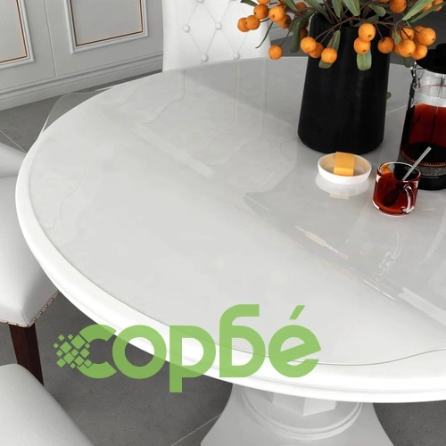 Протектор за маса, прозрачен,  110 см, 1,6 мм, PVC ➤ топ цена ➤ sorbe.bg