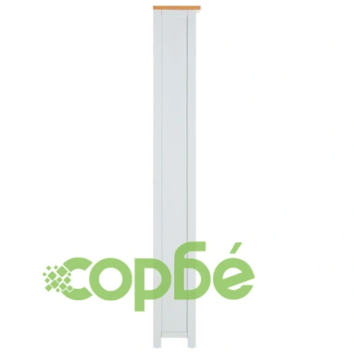 Библиотека с 6 рафта, 80x22,5x170 см, дъбов масив ➤ топ цена ➤ sorbe.bg