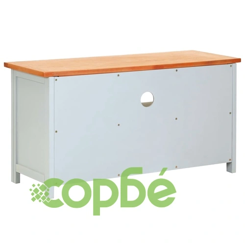 ТВ шкаф, 90x35x48 см, дъбово дърво масив на топ цена от sorbe.bg ТВ шкаф, 90x35x48 см, дъбово дърво масив ➤ топ цена ➤ sorbe.bg
