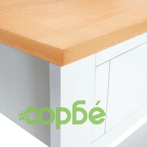 Конзолна маса, 83х30х73 см, дъбово дърво масив  ➤ топ цена ➤ sorbe.bg