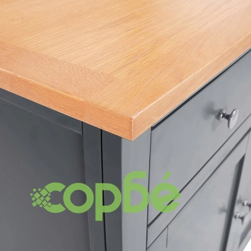 Бюфет, 110x33,5x70 см, дъбово дърво масив ➤ топ цена ➤ sorbe.bg