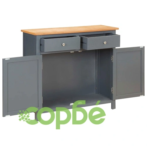 Бюфет, 90x33,5x83 см, дъбово дърво масив ➤ топ цена ➤ sorbe.bg