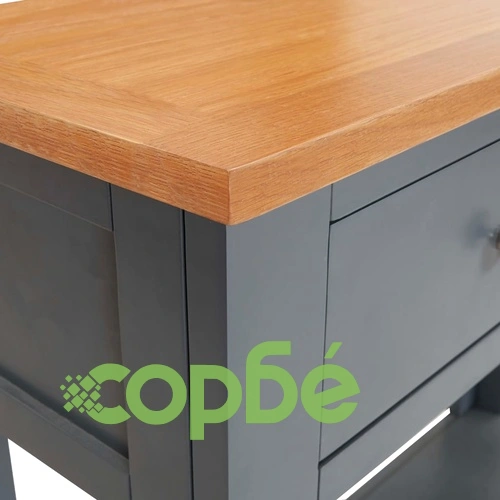 Конзолна маса, 83х30х73 см, дъбов масив  ➤ топ цена ➤ sorbe.bg