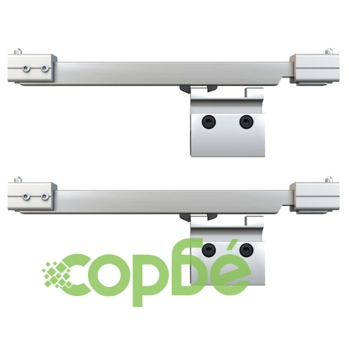 Плъзгаща врата с меки стопери ESG стъкло и алуминий 90x205 см ➤ топ цена ➤ sorbe.bg