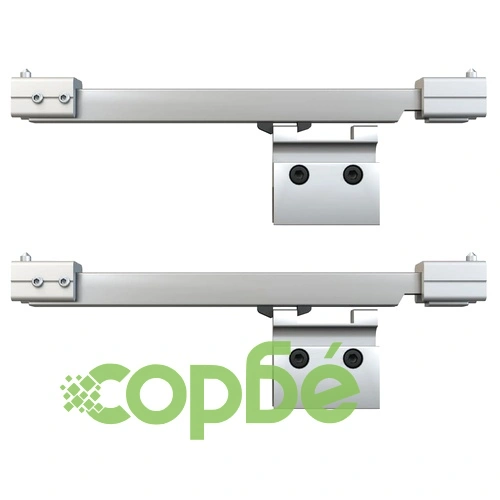 Плъзгаща врата с меки стопери, ESG стъкло и алуминий, 76x205 см ➤ топ цена ➤ sorbe.bg