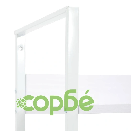 Библиотека с 5 рафта, бяла, 60x27,6x158,5 см, инженерно дърво ➤ топ цена ➤ sorbe.bg