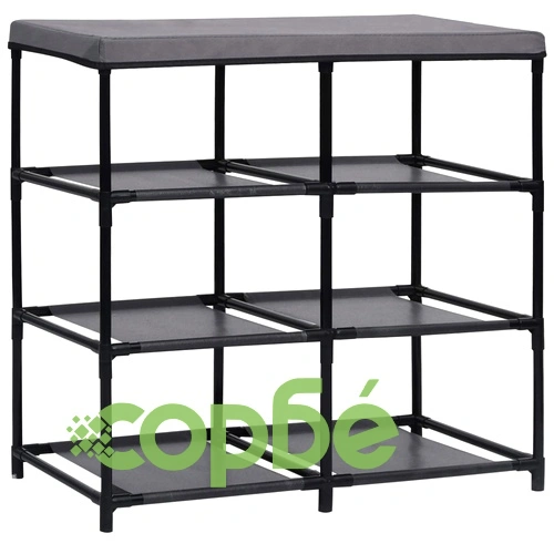 Шкаф за съхранение с 6 чекмеджета, 55x29x55 см, сив, стомана ➤ топ цена ➤ sorbe.bg