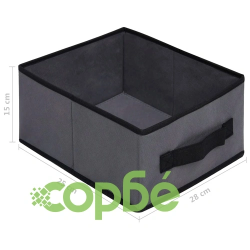 Шкаф за съхранение с 6 чекмеджета, 55x29x55 см, сив, стомана ➤ топ цена ➤ sorbe.bg