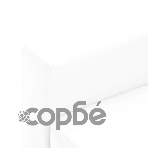 Фотьойл, бял, изкуствена кожа ➤ топ цена ➤ sorbe.bg