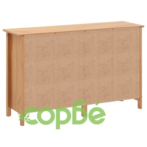 Сайдборд Hill меденокафяв 130x40x80 см борово дърво масив ➤ топ цена ➤ sorbe.bg