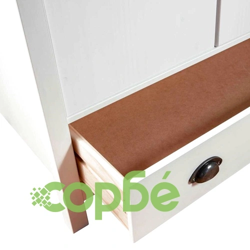 Гардероб с 2 врати Hill бял 89x50x170 см борово дърво масив ➤ топ цена ➤ sorbe.bg