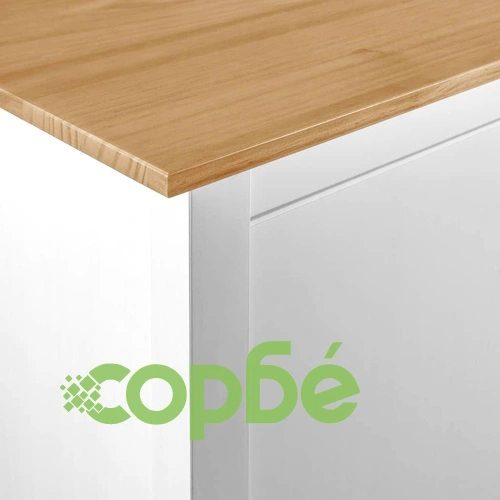 Гардероб с 3 врати Hill бял 142x45x137 см борово дърво масив ➤ топ цена ➤ sorbe.bg