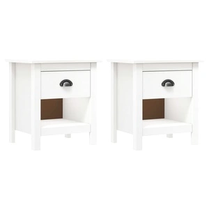 Нощни шкафчета 2 бр Hill 46x35x49,5 см борово дърво масив