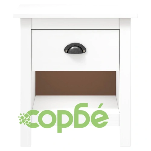 Нощни шкафчета 2 бр Hill 46x35x49,5 см борово дърво масив ➤ топ цена ➤ sorbe.bg