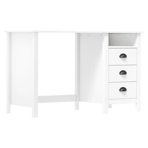 Бюро Hill с 3 чекмеджета 120x50x74 см бор масив