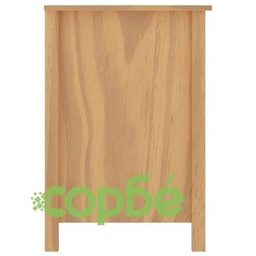 Бюро Hill меденокафяво 150x50x74 см борово дърво масив ➤ топ цена ➤ sorbe.bg