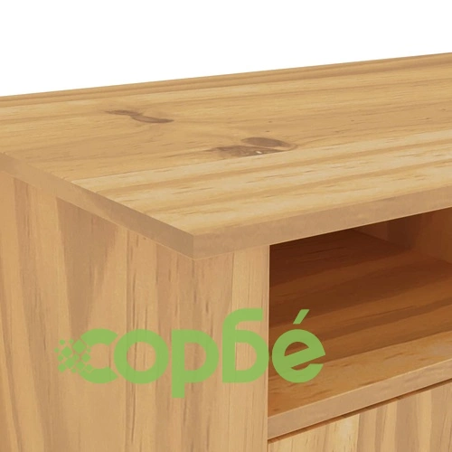 Бюро Hill меденокафяво 150x50x74 см борово дърво масив ➤ топ цена ➤ sorbe.bg