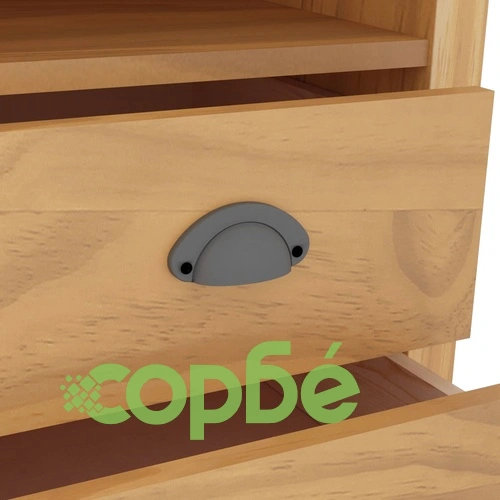 Бюро Hill меденокафяво 150x50x74 см борово дърво масив ➤ топ цена ➤ sorbe.bg