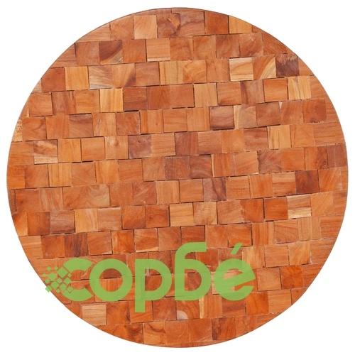 Маса за кафе, 60x60x35 см, тиково дърво масив ➤ топ цена ➤ sorbe.bg