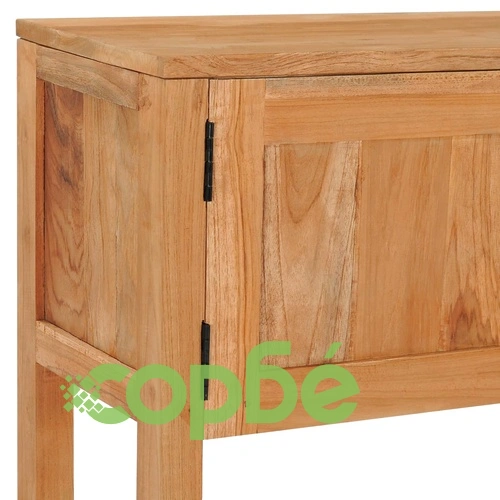 Конзолна маса, 120x32x75 см, тиково дърво масив ➤ топ цена ➤ sorbe.bg