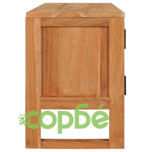 ТВ шкаф, 120x32x45 cм, тиково дърво масив на топ цена от sorbe.bg ТВ шкаф, 120x32x45 cм, тиково дърво масив ➤ топ цена ➤ sorbe.bg