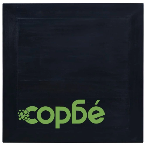 Кафе маса, светлочерно кафе, 68x68x30 см, махагон масив ➤ топ цена ➤ sorbe.bg