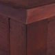 Маса за кафе, класическо кафяво, 100x50x30 см, махагон масив