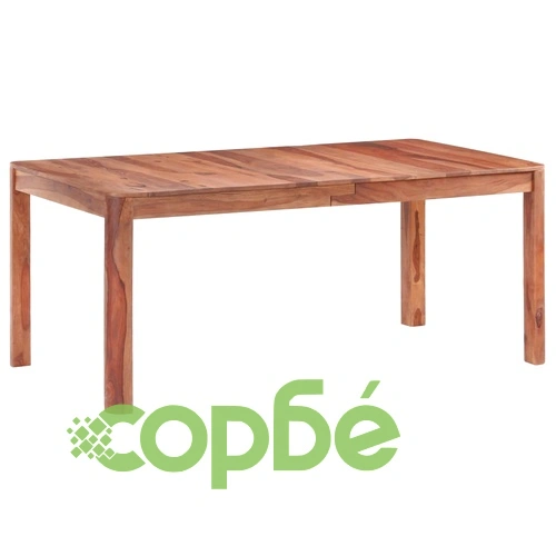 Трапезна маса, 180x90x77 cм, акациево дърво масив ➤ топ цена ➤ sorbe.bg