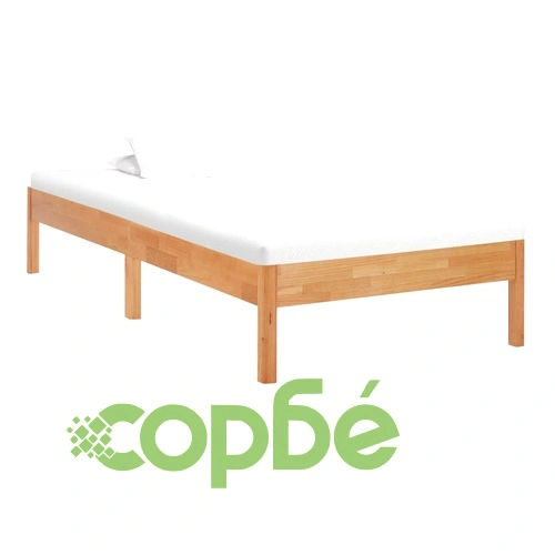 Рамка за легло, дъбов масив, 90x200 cм ➤ топ цена ➤ sorbe.bg