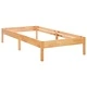 Рамка за легло, дъб масив, 100х200 см