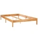 Рамка за легло, дъбов масив, 160x200 cм