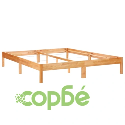 Рамка за легло, дъбов масив, 200x200 cм ➤ топ цена ➤ sorbe.bg