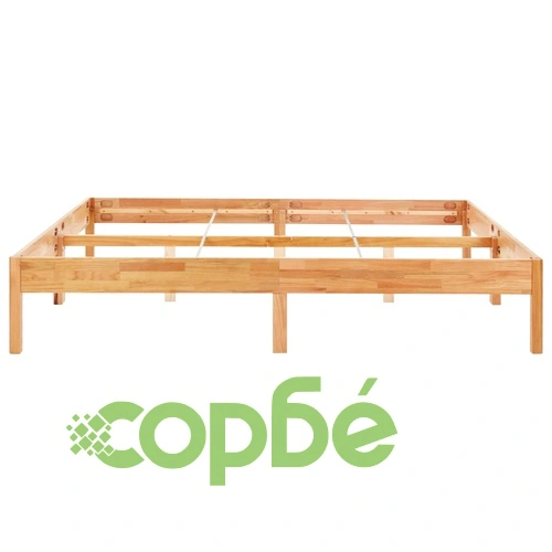 Рамка за легло, дъбов масив, 200x200 cм ➤ топ цена ➤ sorbe.bg