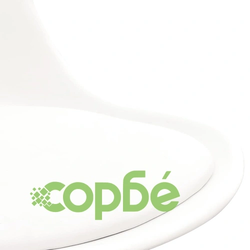 Офис столове, 2 бр, бели, изкуствена кожа ➤ топ цена ➤ sorbe.bg