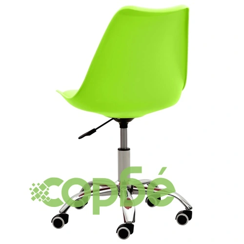 Офис столове, 2 бр, зелени, изкуствена кожа ➤ топ цена ➤ sorbe.bg