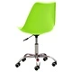 Офис столове, 2 бр, зелени, изкуствена кожа