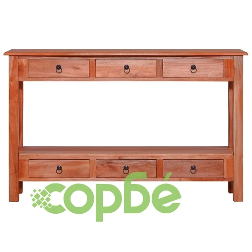 Конзолна маса, 120x30x75 см, махагон масив ➤ топ цена ➤ sorbe.bg