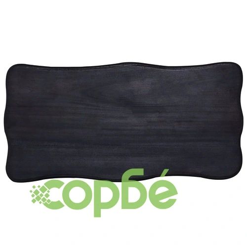 Нощно шкафче, черно, 60x30x60 см, махагоново дърво масив ➤ топ цена ➤ sorbe.bg