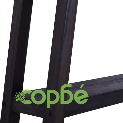 Конзолна маса, черна, 120x30x75 см, махагон масив ➤ топ цена ➤ sorbe.bg