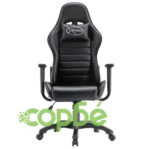 Геймърски стол, черен, изкуствена кожа ➤ топ цена ➤ sorbe.bg