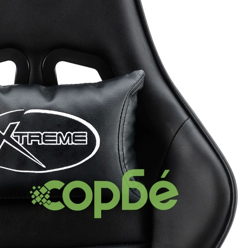 Геймърски стол, черен, изкуствена кожа ➤ топ цена ➤ sorbe.bg