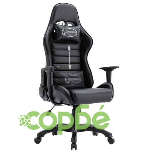 Геймърски стол, черен, изкуствена кожа ➤ топ цена ➤ sorbe.bg