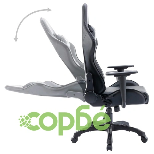 Геймърски стол, черен, изкуствена кожа ➤ топ цена ➤ sorbe.bg